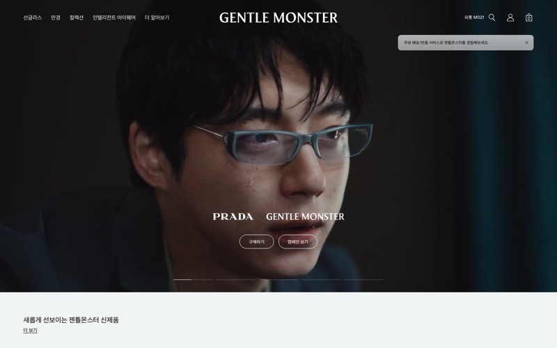 젠틀몬스터 홈 폴드