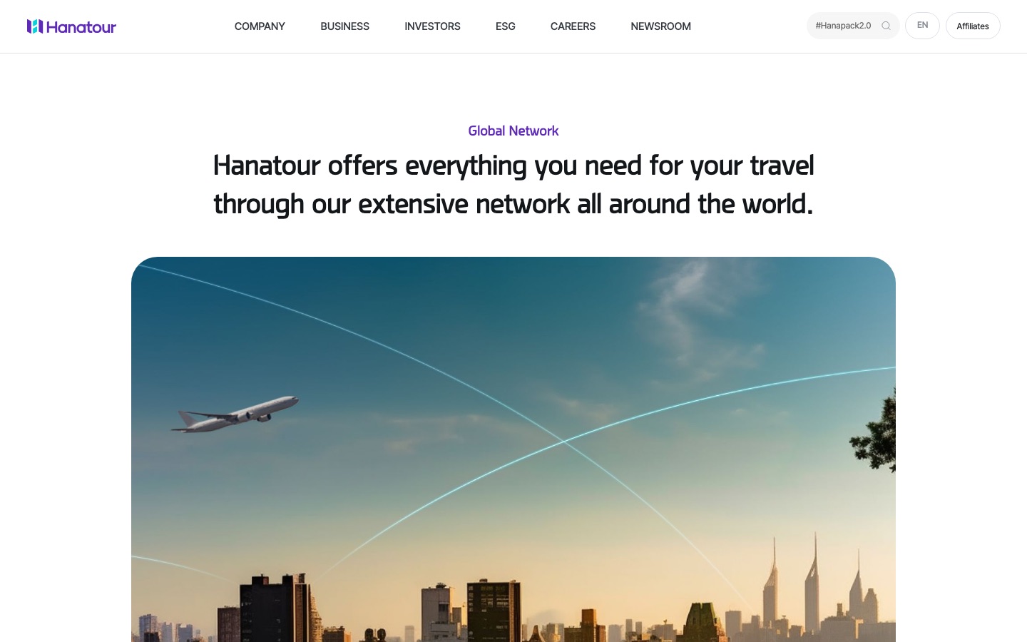Domestic Network | Global Network | COMPANY | HANATOUR