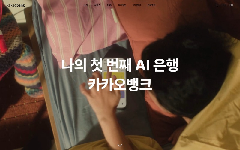 카카오뱅크 홈 폴드
